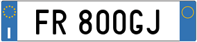 Truck License Plate